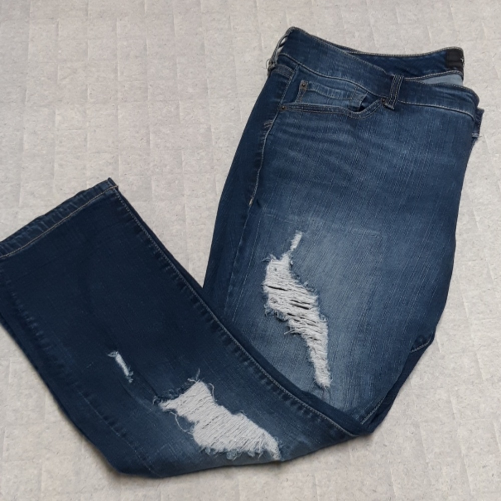 Torrid Boyfriend Ripped Jeans